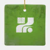 Tochigi Prefecture Keramisch Ornament (Achterkant)