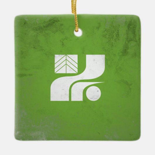 Tochigi Prefecture Keramisch Ornament (Voorkant)