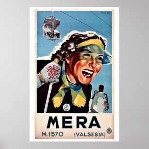  tocht door Valsesia Italiaanse  Poster