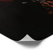 Tocht in het Licht – Expressionistisch Abstract Ri Poster (Hoek)
