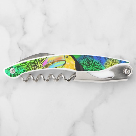 Toco, Kurkentrekker van Toucan Bird Waiter (Achterkant)