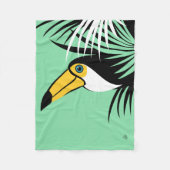 Toco Toekan Vogel Fleece Deken (Voorkant)
