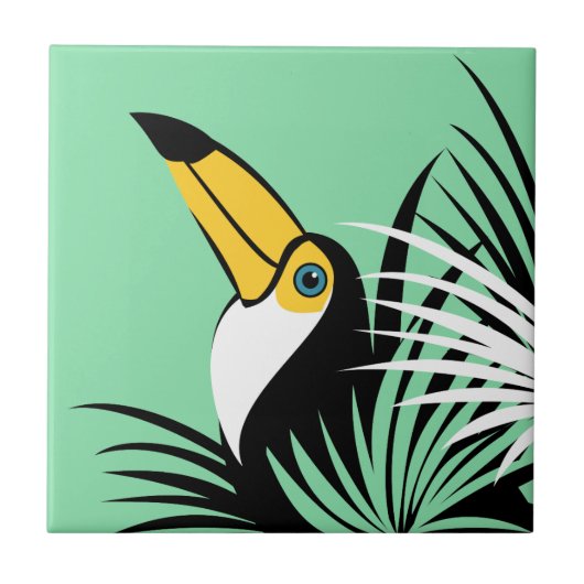 Toco Toucan Art Tegels Tegeltje (Voorkant)