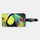 Toco Toucan-Bagagelabel Bagagelabel (Achterkant horizontaal)