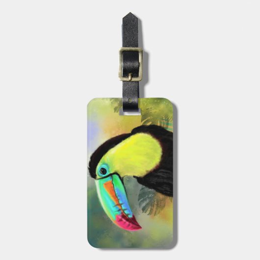 Toco Toucan Bird Bagagelabel (Voorkant verticaal)