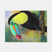 Toco Toucan Bird Doormat - Welcome Deurmat (Voorkant)