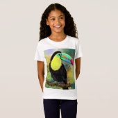 Toco Toucan Bird Kinder T-Shirt (Voorkant volledig)