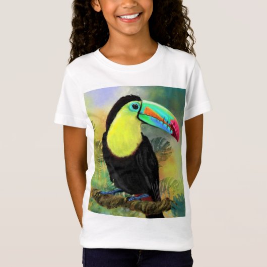 Toco Toucan Bird Kinder T-Shirt (Voorkant)