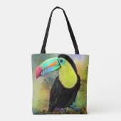 Toco Toucan-Canvas tas (Achterkant)