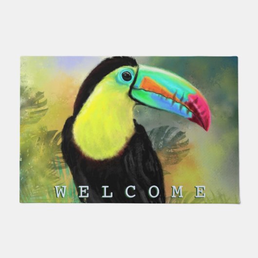 Toco Toucan Doormat Deurmat (Voorkant)