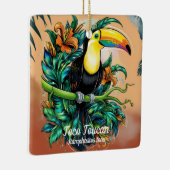 Toco Toucan Keramisch Ornament (Rechts)