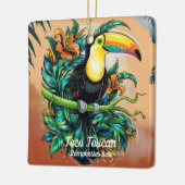 Toco Toucan Keramisch Ornament (Links)