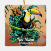 Toco Toucan Keramisch Ornament (Voorkant)