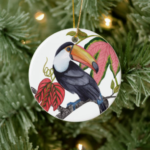 Toco Toucan Keramisch Ornament