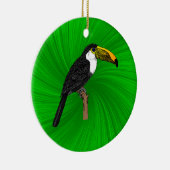 Toco Toucan Keramisch Ornament (Rechts)