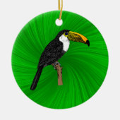 Toco Toucan Keramisch Ornament (Voorkant)