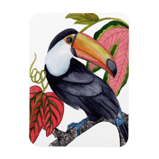 Toco Toucan Magneet (Verticaal)