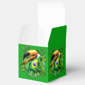Toco Toucan met Brazilië Vlag Bedankdoosjes (Geopend)