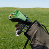 Toco Toucan met Brazilië Vlag Golfheadcover (Insitu)