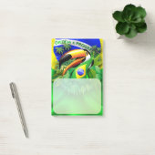 Toco Toucan met Brazilië Vlag Post-it® Notes (Kantoor)