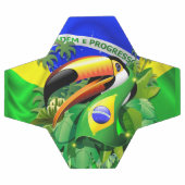 Toco Toucan met Brazilië Vlag Voetbal (Enkel)