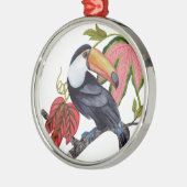 Toco Toucan Metalen Ornament (Links)