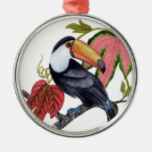 Toco Toucan Metalen Ornament (Voorkant)
