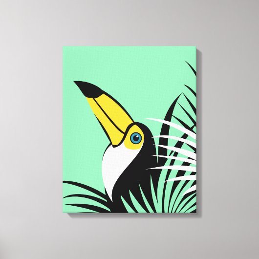 Toco Toucan Oerwoud Canvas Afdruk (Voorkant)