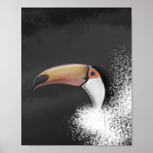 Toco Toucan (originele handtekening) Poster (Voorkant)