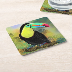 Toco Toucan Paper-Onderzetter Kartonnen Onderzetters