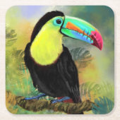 Toco Toucan Paper-Onderzetter Kartonnen Onderzetters (Voorkant)