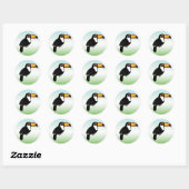 Toco Toucan Ronde Sticker (Vel)