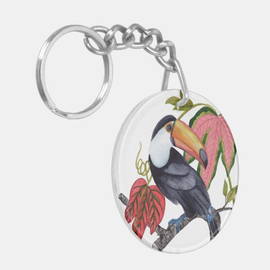 Toco Toucan Sleutelhanger (Voorkant Links)