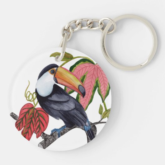 Toco Toucan Sleutelhanger (Achterkant)