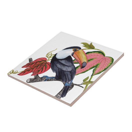 Toco Toucan Tegeltje (Zijkant)