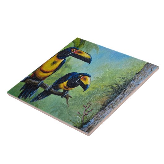 Toco Toucan Tegeltje (Zijkant)