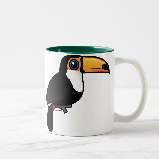 Toco Toucan Tweekleurige Koffiemok (Rechts)