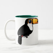 Toco Toucan Tweekleurige Koffiemok (Links)