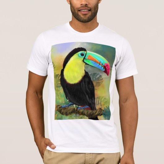 Toco Toucan Vogel T-shirt (Voorkant)