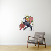 Toco Toucan Wandkleed (In situ)