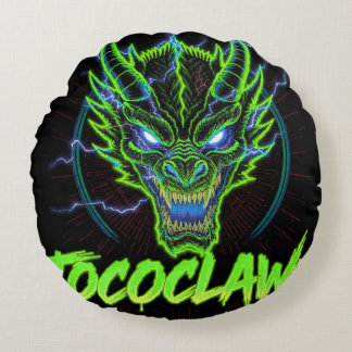 TOCOCLAWS Biohazard Skelet: Radioactief Gas Masker Rond Kussen