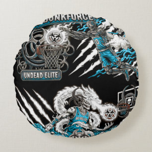 TOCOCLAWS Cyborg Dunkforce - Ondoden Elite Basketb Rond Kussen