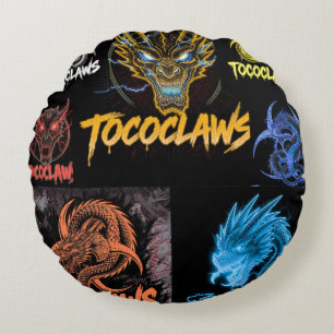 TOCOCLAWS Drakon Bataljon: Toxische Biohazard Stik Rond Kussen