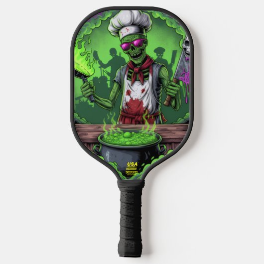 TOCOCLAWS "Toxische Chef" Pro Pickleball Paddle (Achterkant)