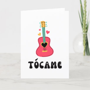 Tócome, Spaans musical Pun, Wenskaart Bedankkaart