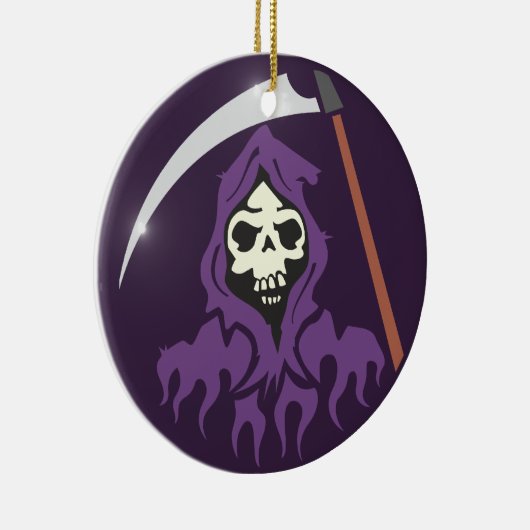 Tod Sensenmann grim reaper Keramisch Ornament (Rechts)