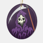 Tod Sensenmann grim reaper Keramisch Ornament (Links)