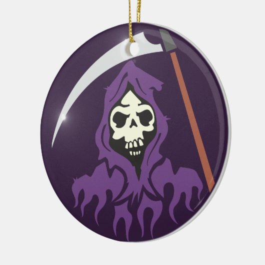 Tod Sensenmann grim reaper Keramisch Ornament (Links)