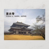 Todai-ji 東大寺 Nara, Japan Reizen Briefkaart (Voorkant)
