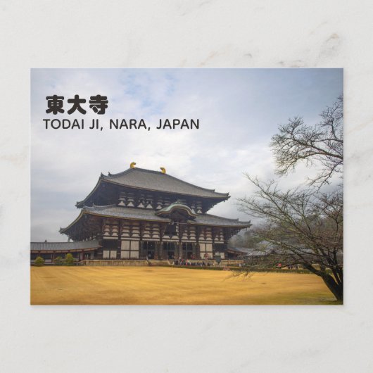 Todai-ji 東大寺 Nara, Japan Reizen Briefkaart (Voorkant)